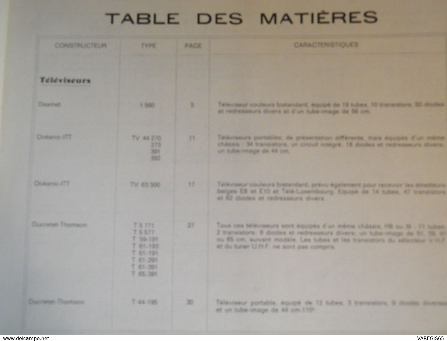 SCHEMATHEQUE 71 TELEVISEURS - W. SOROKINE - EDITION 1971 - SOCIETE DES EDITIONS RADIO PARIS - Audio-Visual
