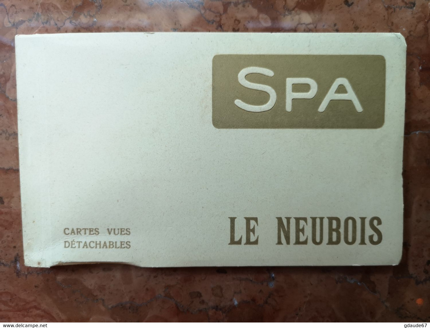 SPA - CARNET De VUES De LE NEUBOIS - Spa