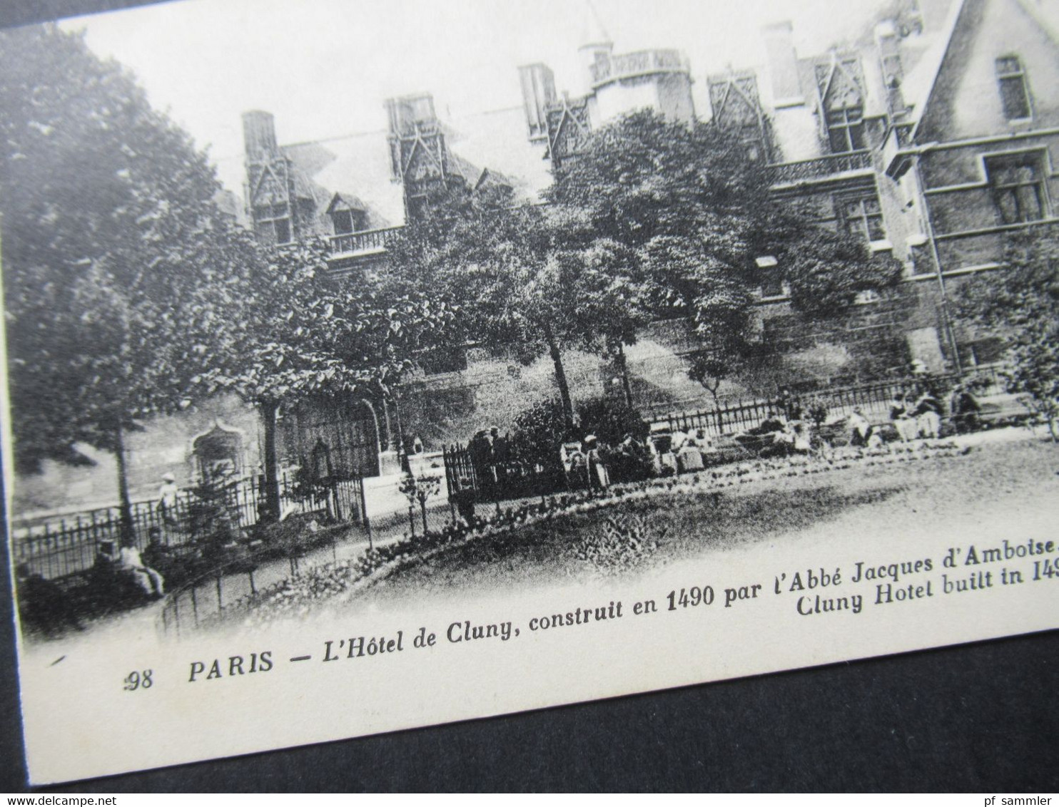 AK Ca. 1920er Jahre Paris Hotel De Cluny Construit En 1490 Par L'Abbe Jacques D'Amboise Editeur Levy Et Neurdein Reunis - Hotels & Gaststätten