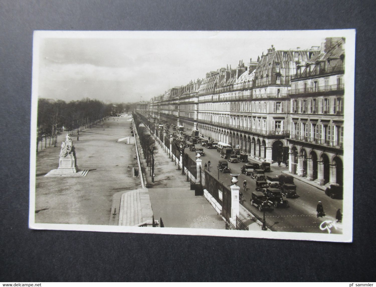 Echtfoto AK 1937 Paris Et Ses Merveilles Rue Du Rivoli Stempel Exposition De 1937 Paris - Tentoonstellingen