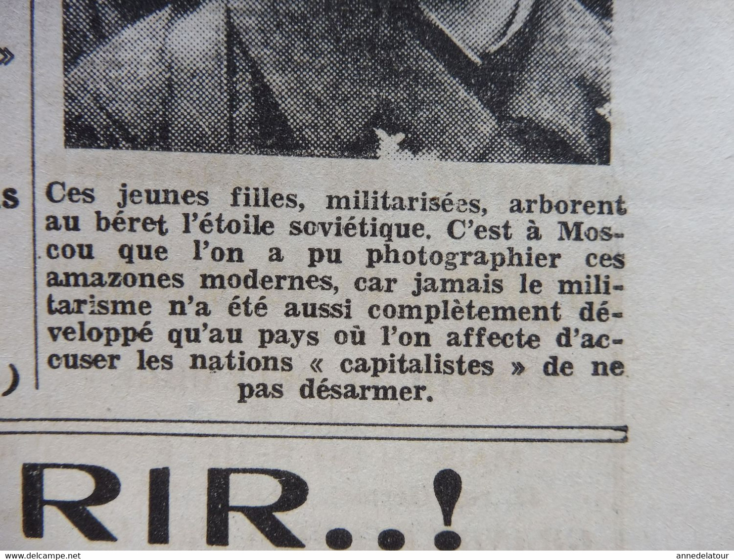 1935 L'AMI DU PEUPLE:  Jeunesse Rouge Féminine ; Dessin Chancel ; Croix De Feu à Mondeville ; Sympathicothérapie ; Etc - Informaciones Generales
