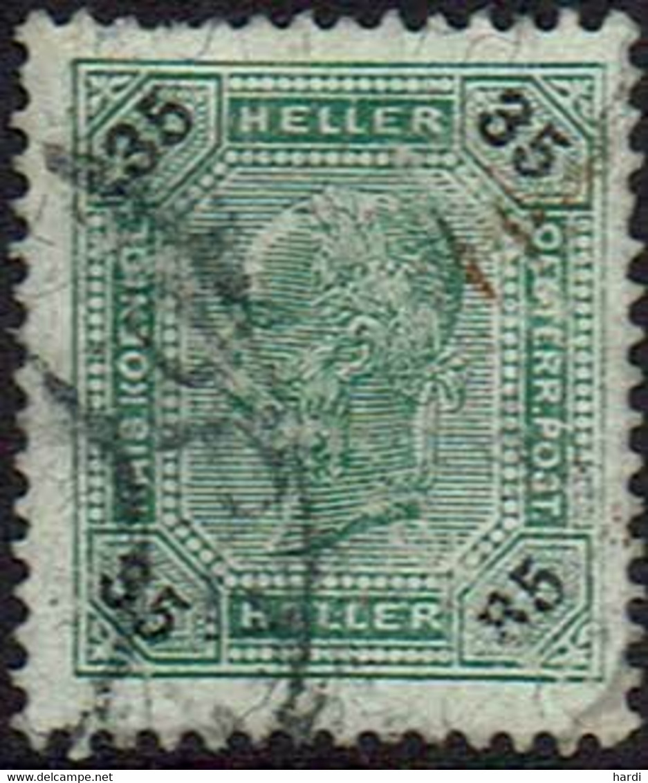 Österreich 1901,  MiNr 93b,  Gestempelt - Gebraucht