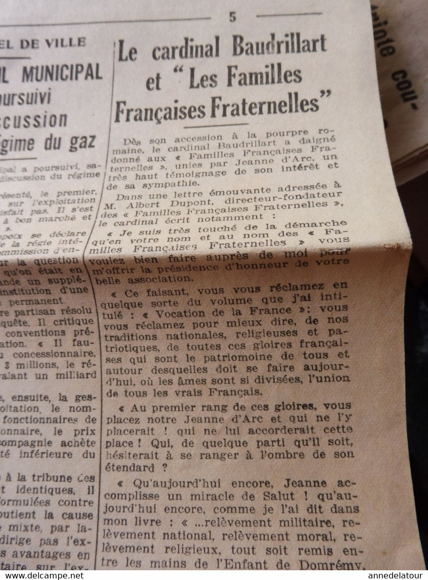 1935 L'AMI DU PEUPLE: Mussolini ; Mark Twain ; Dessin de Chancel ; Le Japon (Japan) se prépare à la guerre ; etc