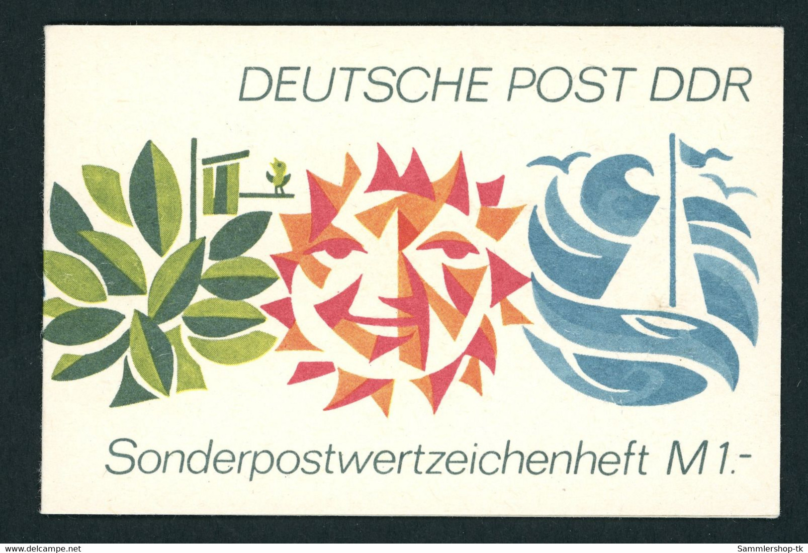 DDR Sonder Markenheftchen Michel Nummer SMHD3a Postfrisch Mit Mi.Nr. 1835 - Booklets