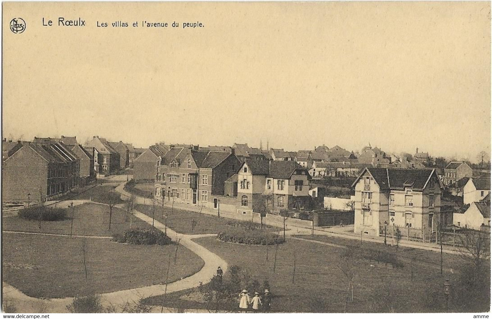 Le Roeulx  *   Les Villas Et L'avenue Du Peuple - Le Roeulx