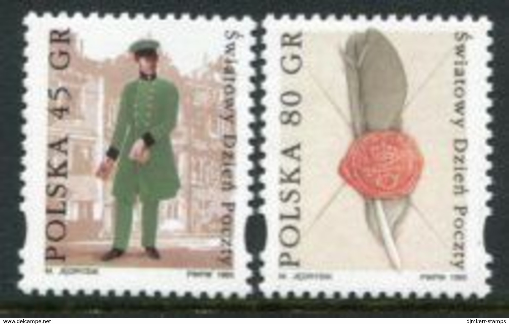 POLAND 1995 World Post Day MNH / **.  Michel 3561-62 - Ungebraucht