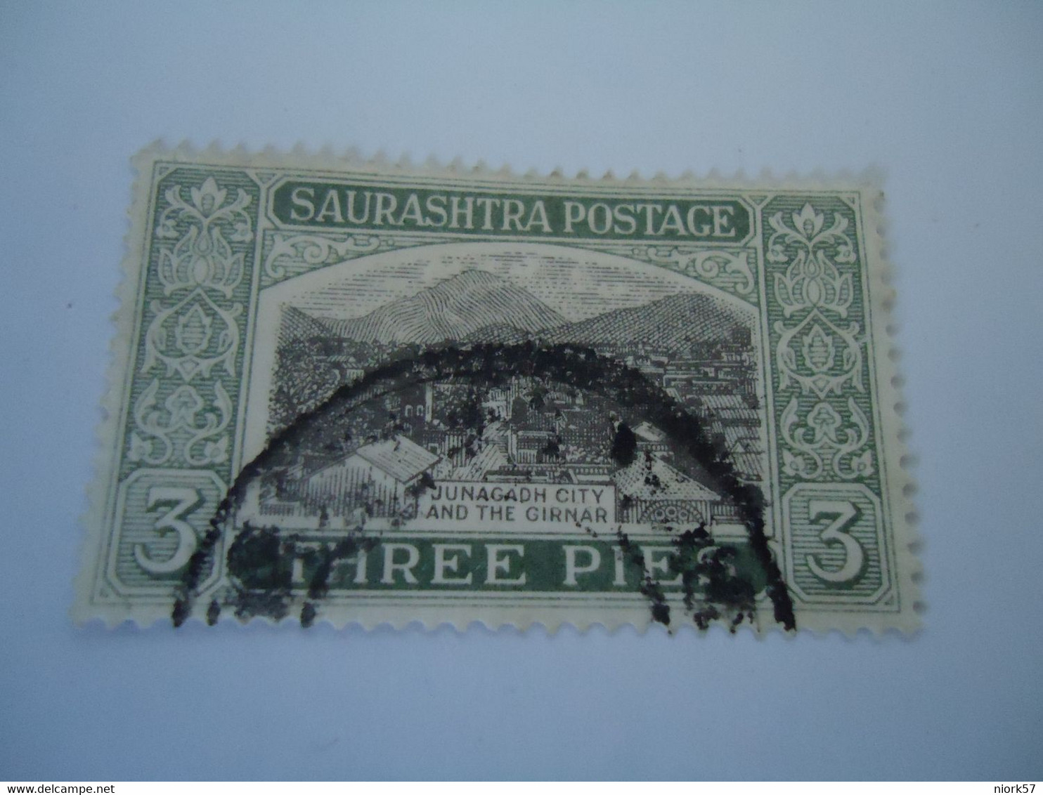 SORUTH INDIA STATES USED STAMPS LANDSCAPES  O - Soruth