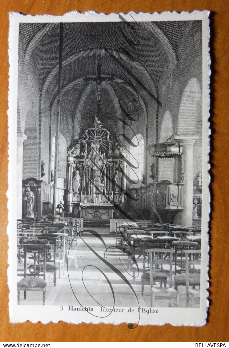 Haulchin Intérieur De L' Eglise.  N°3 Chaire-preekgestoelte - Estinnes