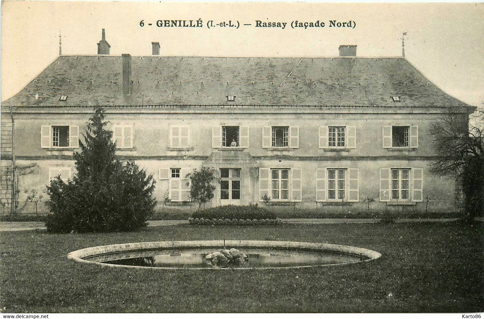 Genillé * Château Manoir Rassay * Façade Nord - Genillé