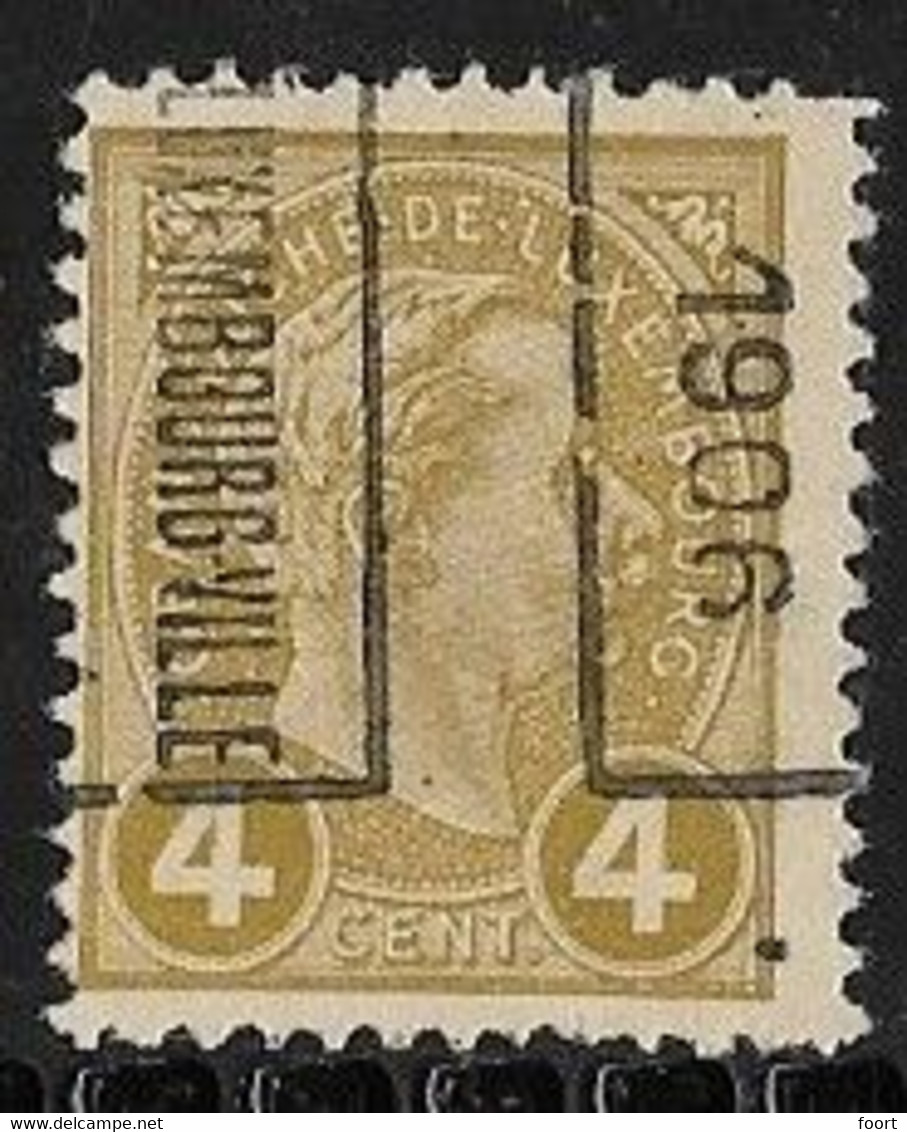 Luxembourg 1906 Prifix Nr. 29B - Vorausentwertungen
