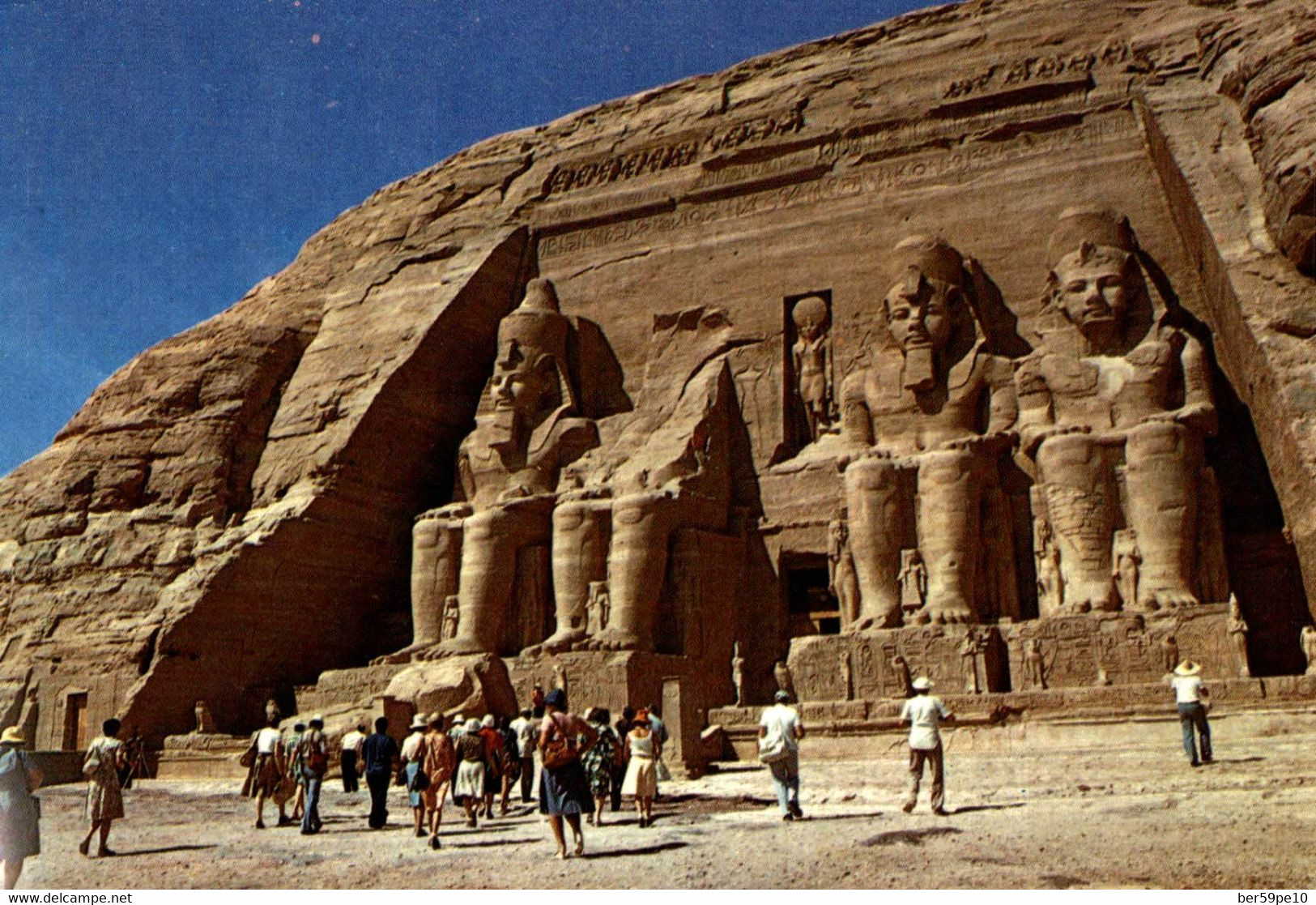 EGYPTE ABU SIMBEL GENERAL VIEWW OF THE TEMPLE ABU SIMBEL - Tempels Van Aboe Simbel