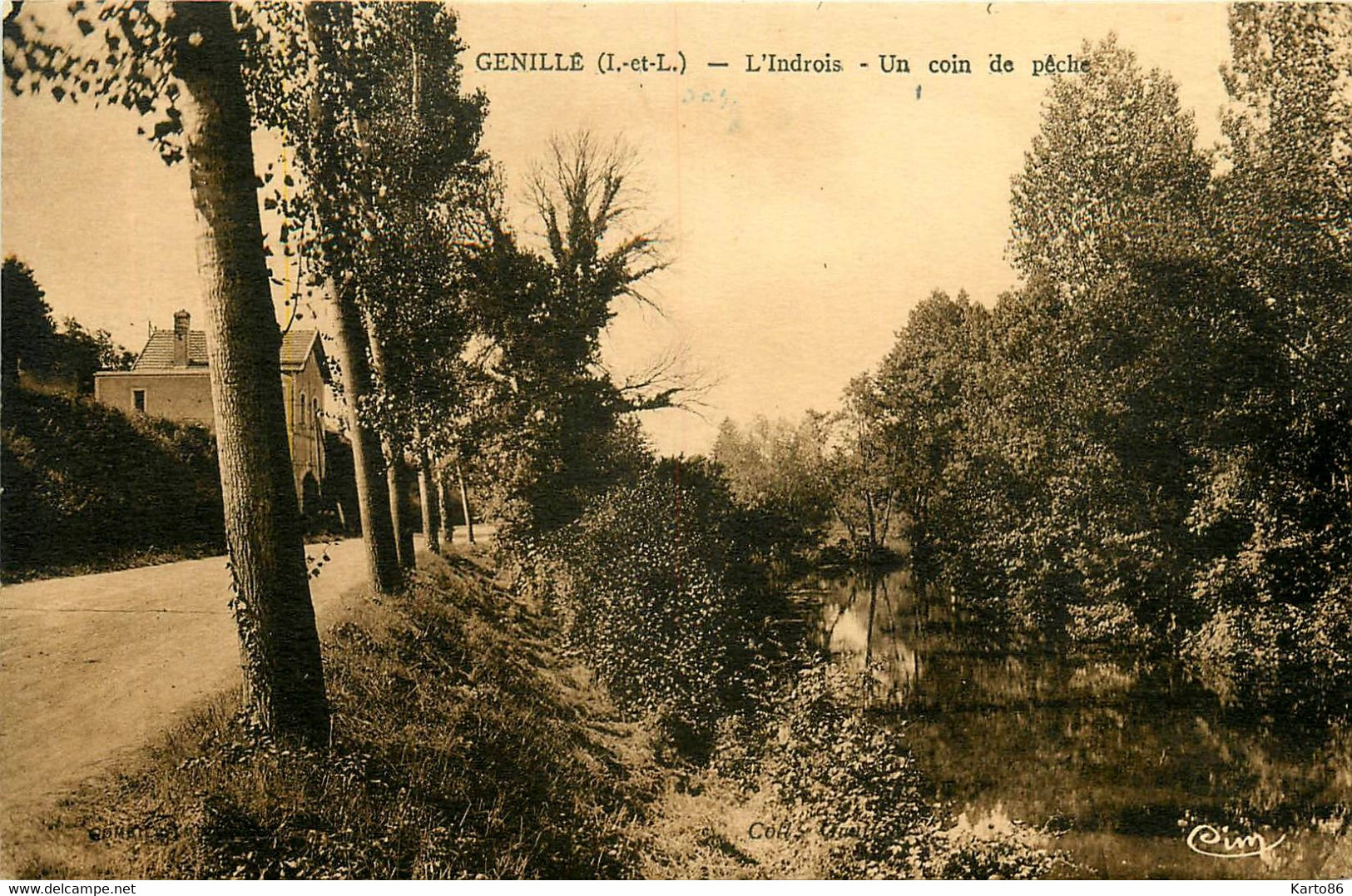 Genillé * L'indrois * Un Coin De Pêche - Genillé