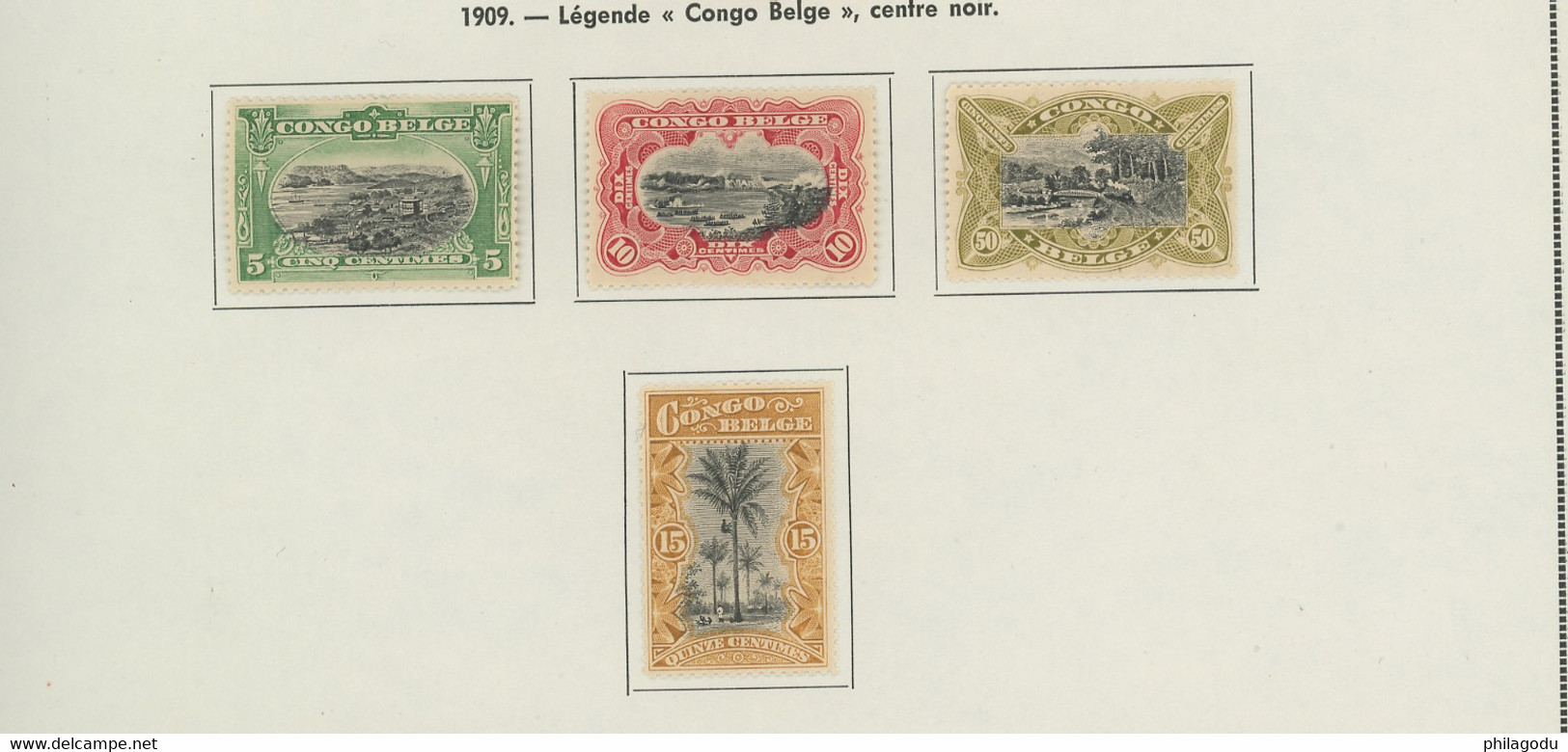 Belle collection quasi complète sur charnière + Ruanda Burundi. Après l'indépendance ce qu'il y a = cadeau