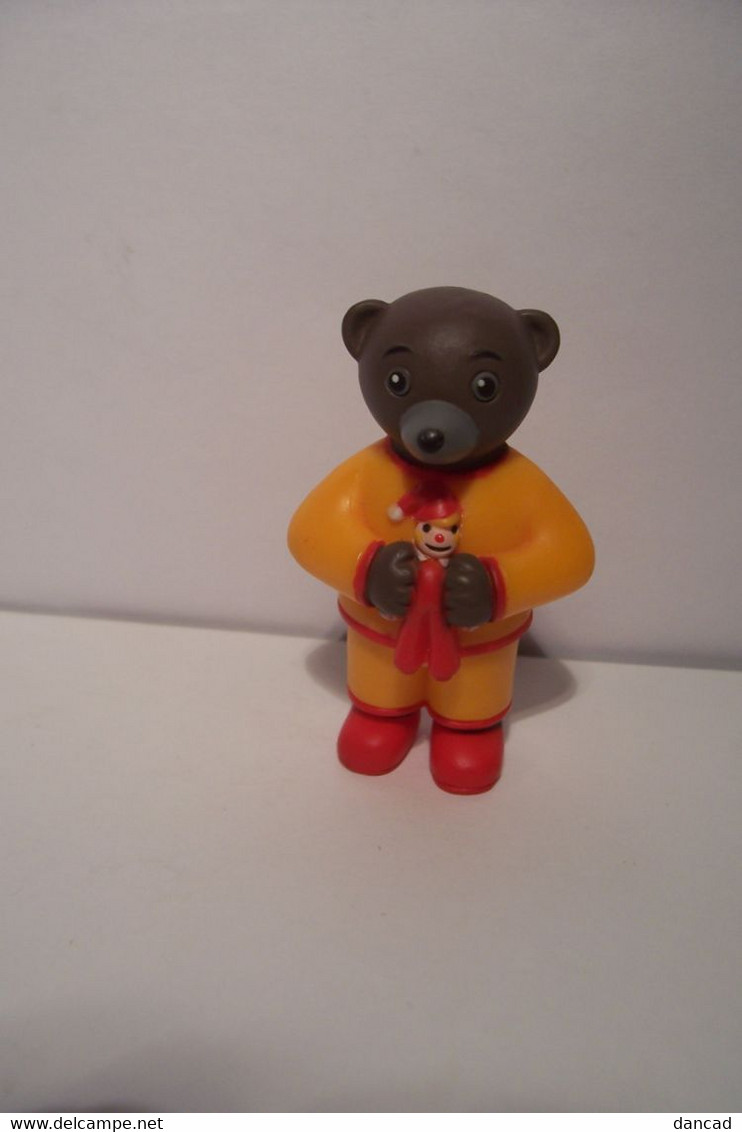 FIGURINE -  OURS  BRUN -  OURSON - Et Son  JOUET  -  Danièle BOUR -  Année 2003 - Sonstige & Ohne Zuordnung