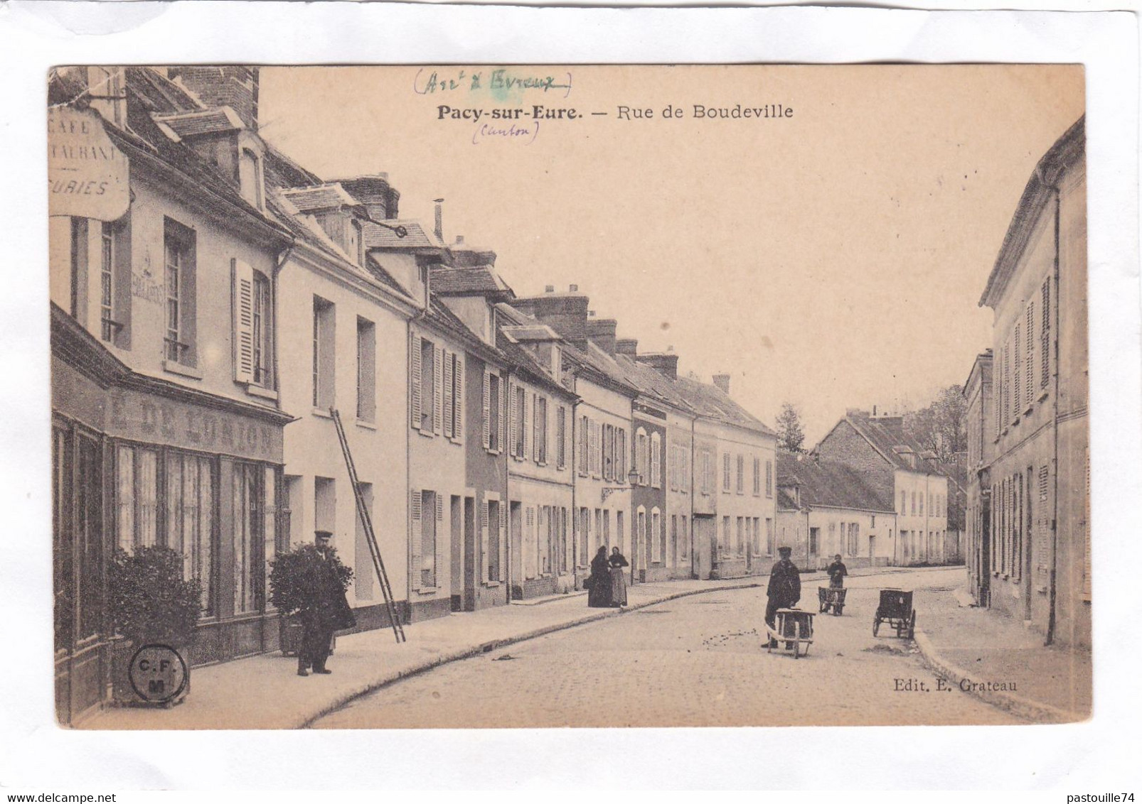 CPA :  14 X 9  -  Pacy-sur-Eure.  -  Rue De Boudeville - Pacy-sur-Eure