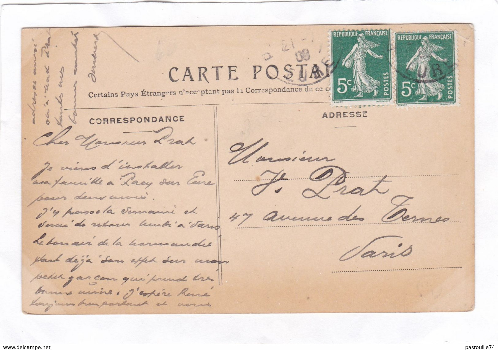 CPA :  14 X 9  -  Pacy-sur-Eure.  -  Rue De Boudeville - Pacy-sur-Eure