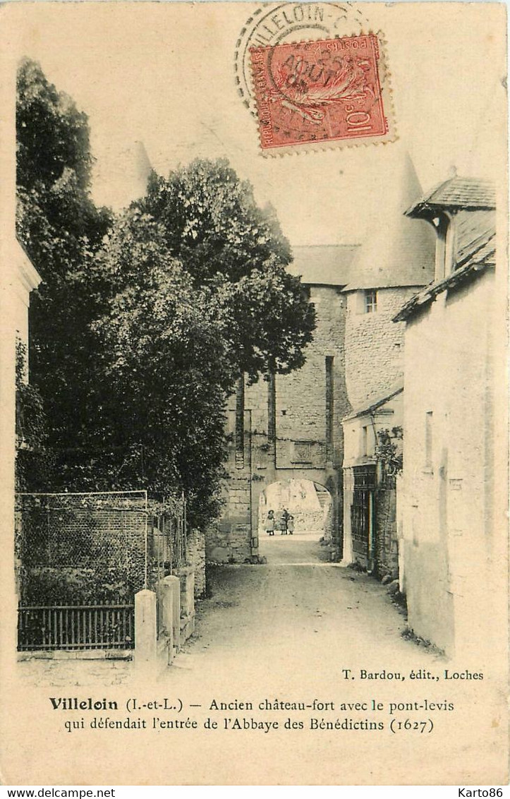 Villeloin * Ancien Château Fort Avec Le Pont Levis * Rue Ruelle - Neuvy-le-Roi