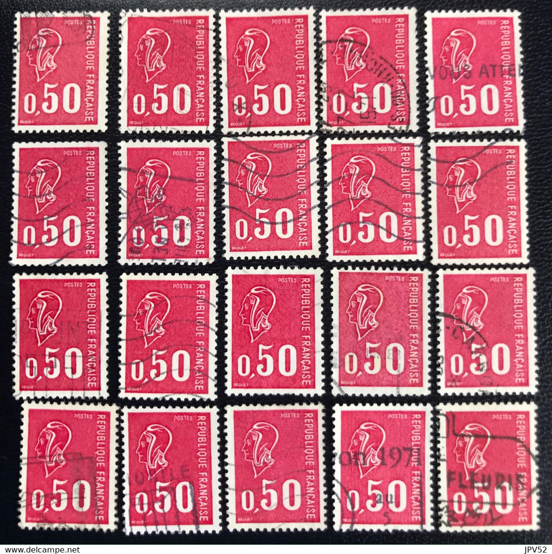 France - République Française - W1/19 - (°)used - 1971 - Michel 1735x - Marianne - 20x - Collections