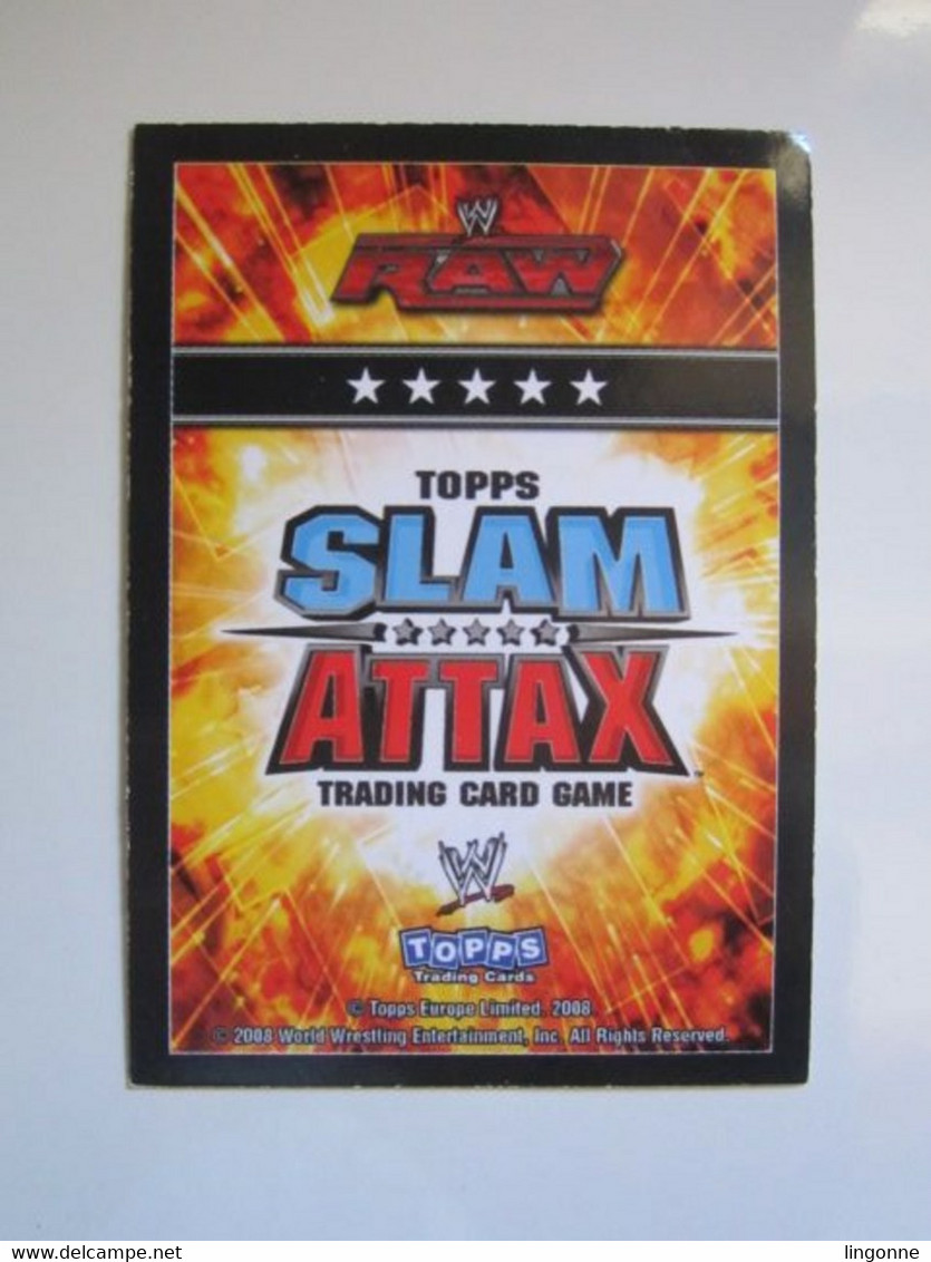 1 Carte De Catch TOPPS SLAM ATTAX  Trading Card Game FINISHING MOVE KANE - Trading-Karten
