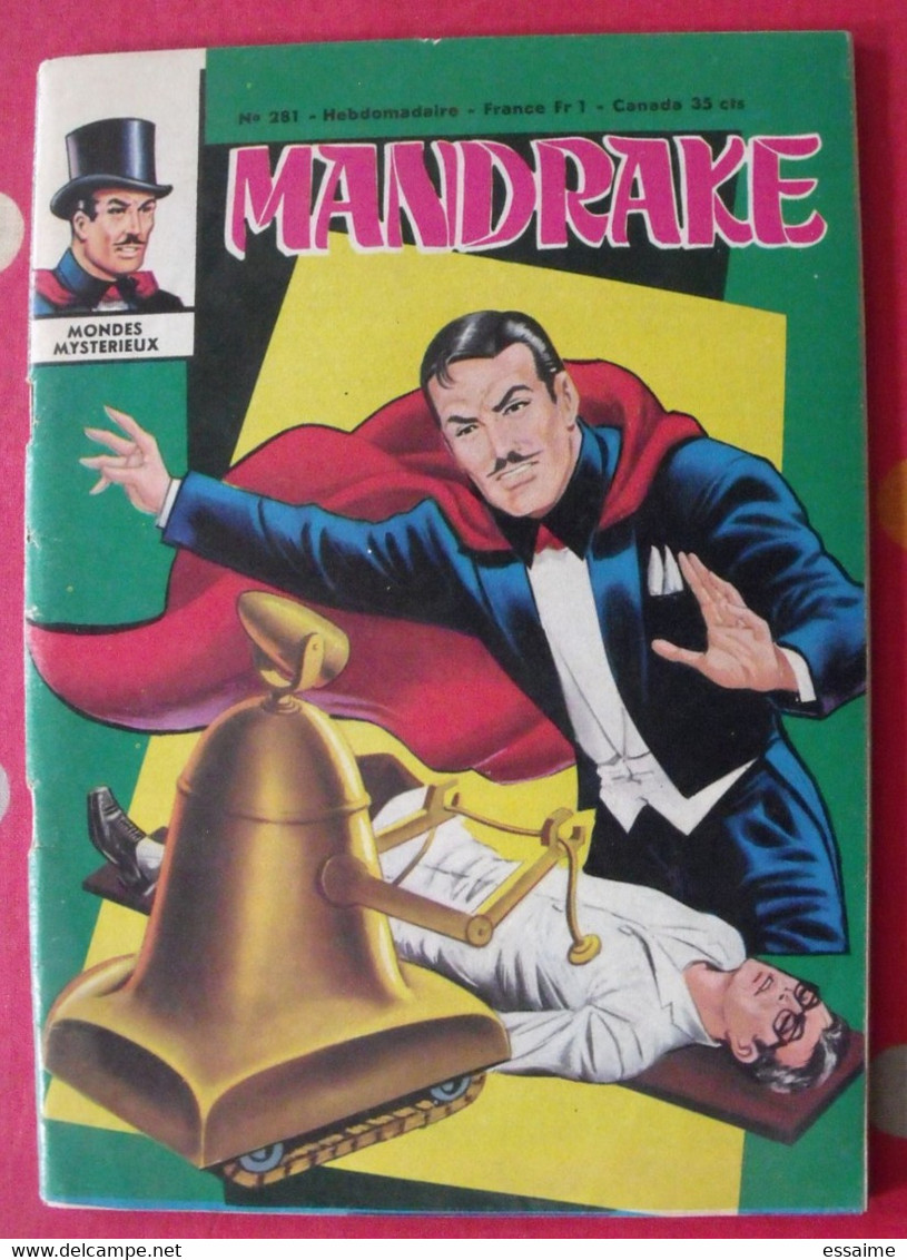 Mandrake N° 281. Mondes Mystérieux. Remparts 1970 - Andere & Zonder Classificatie