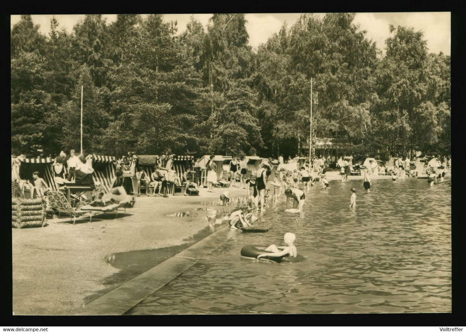 DDR AK Um 1970 500 Jahre Bergstadt Schneeberg, Strandbad Filzteich - Schneeberg