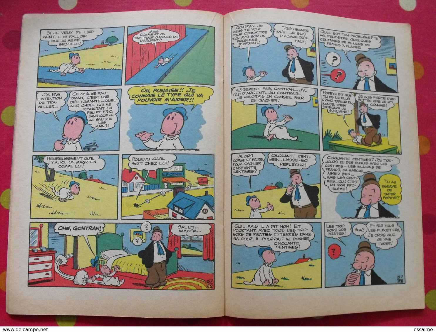 Cap'tain Présente Popeye N° 37. SFPI 1968. - Sonstige & Ohne Zuordnung