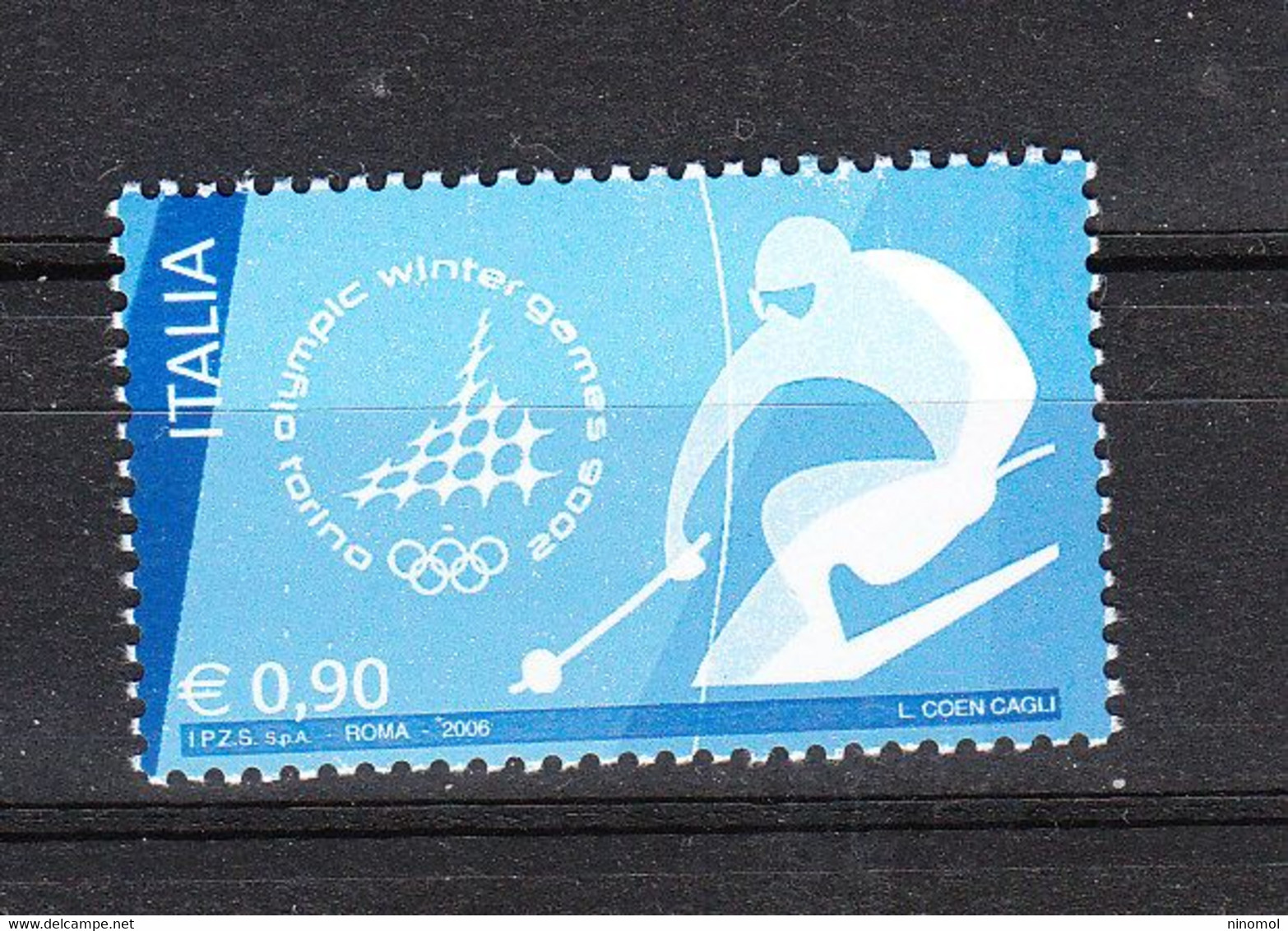 Italia    -   2006.  Olimpiadi Invernali. Sci Alpino, Discesa Libera E Slalom. MNH - Winter 2006: Torino