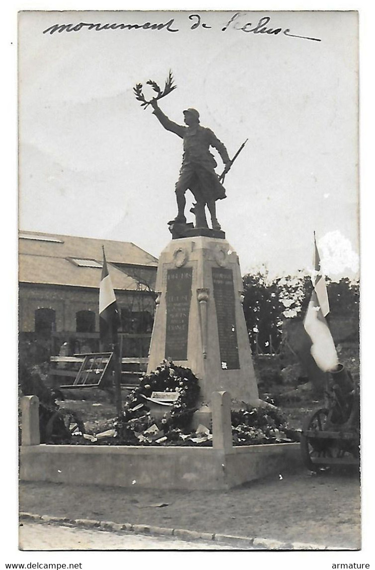 LECLUSE      Carte Photo    Monument  (recto Verso) - Altri & Non Classificati