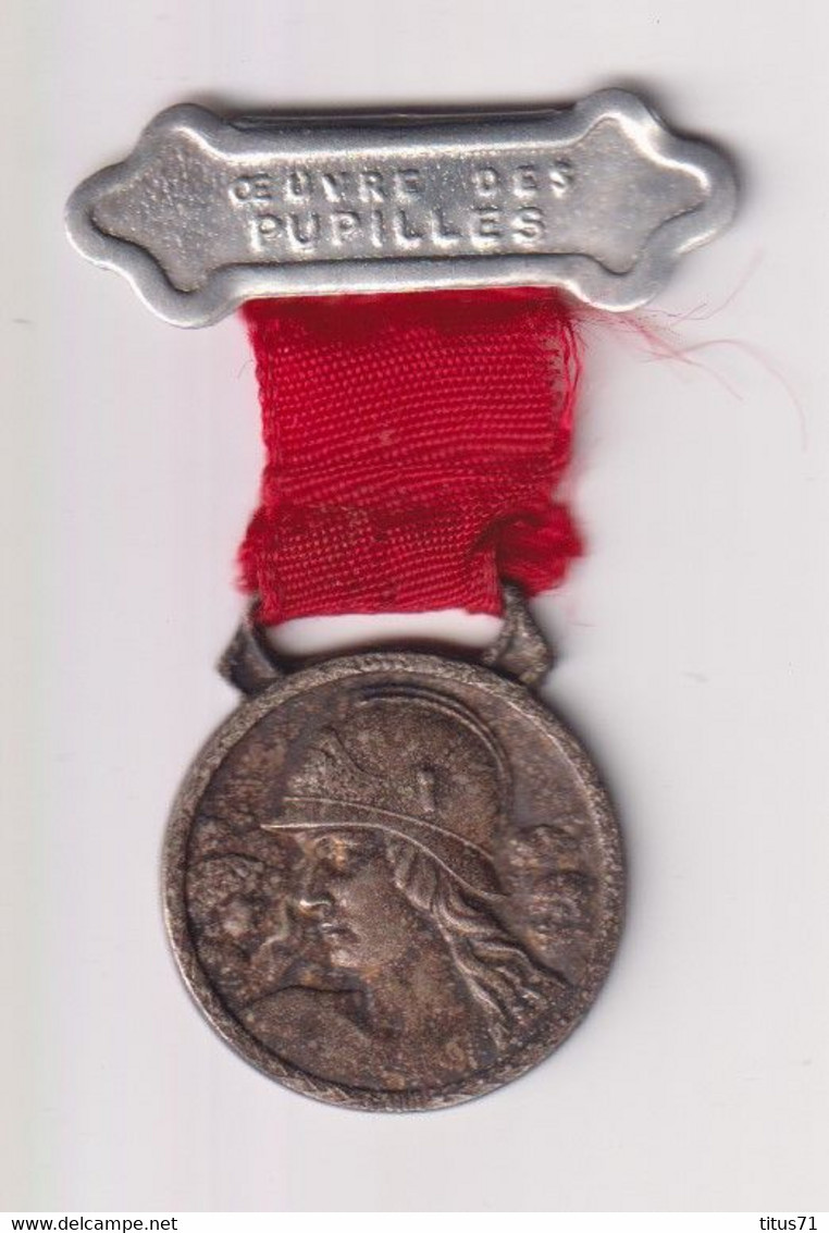 Médaille De Pompiers - Oeuvres Des Pupilles - France