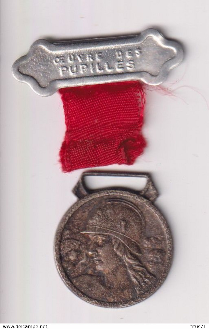 Médaille De Pompiers - Oeuvres Des Pupilles - France