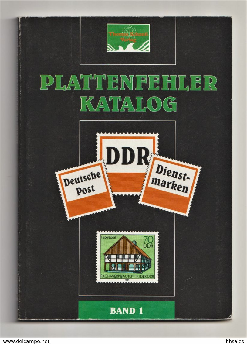 Germany, DDR 1950-1990 PLATTENFEHLER KATALOG, Thomas Schantl 1994, In Colour - Filatelia E Storia Postale