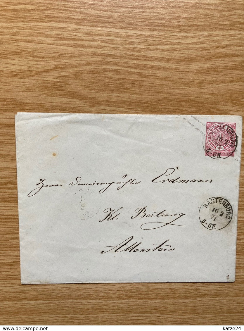 Preussen Stempel "Rastenburg" - Entiers Postaux