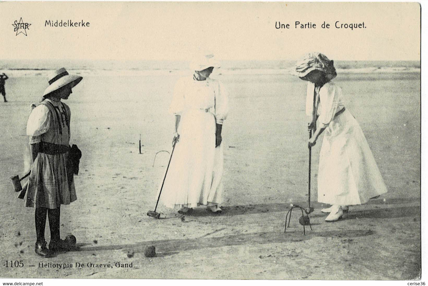 Middelkerke Une Partie De Croquet - Middelkerke