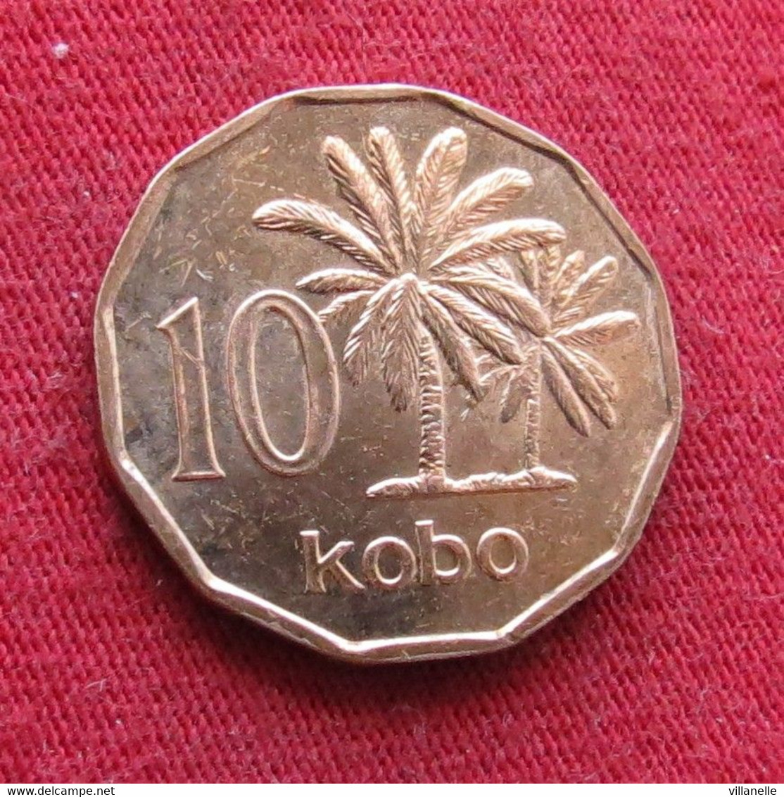 Nigeria 10 Kobo 1991 KM# 12 Lt 184 *VT - Nigeria