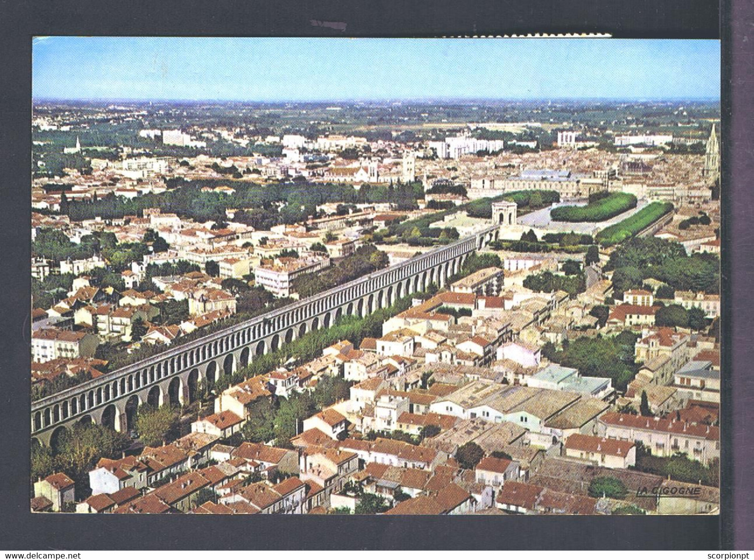 Sp7828 FRANCE Postcard MONTPELLIER Aqueduc 1971 PORTEADO With Stamps Cover Mailed Portugal - Storia Postale