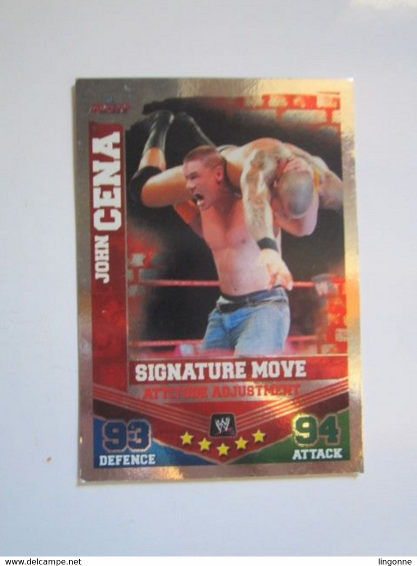 1 Carte De Catch TOPPS SLAM ATTAX  Trading Card Game MAYHEM SIGNATURE MOVE JOHN CENA - Tarjetas