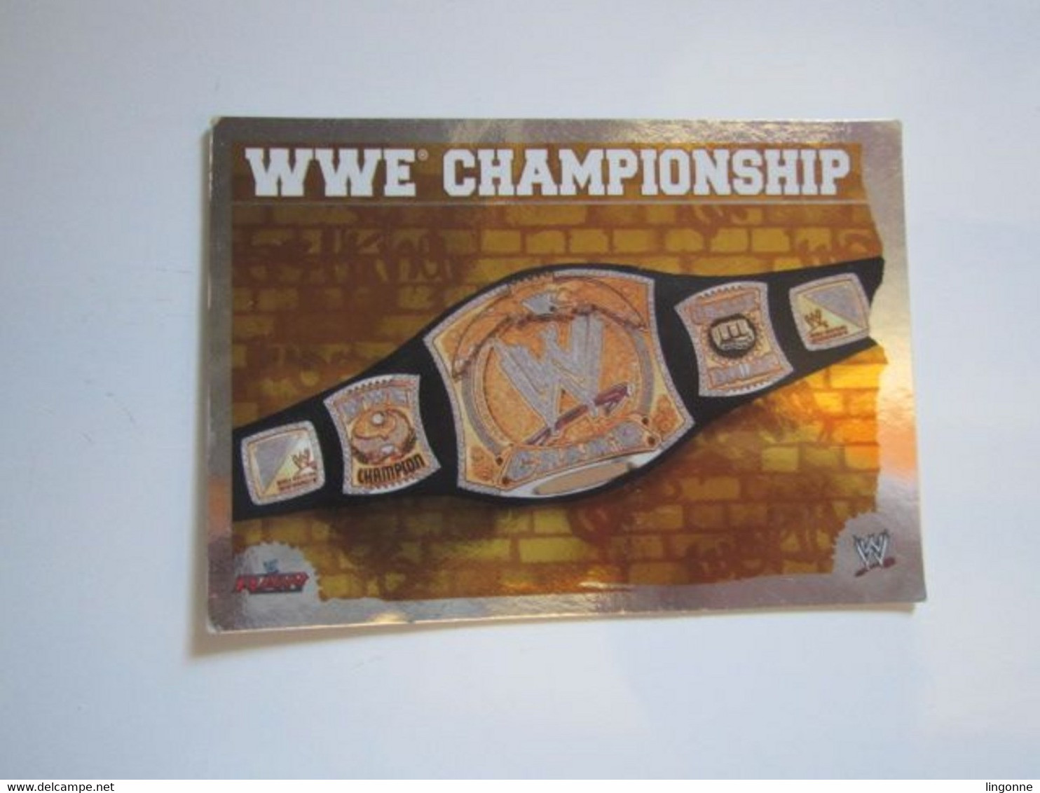 1 Carte De Catch TOPPS SLAM ATTAX  Trading Card Game MAYHEM WWE CHAMPIONSHIP - Tarjetas