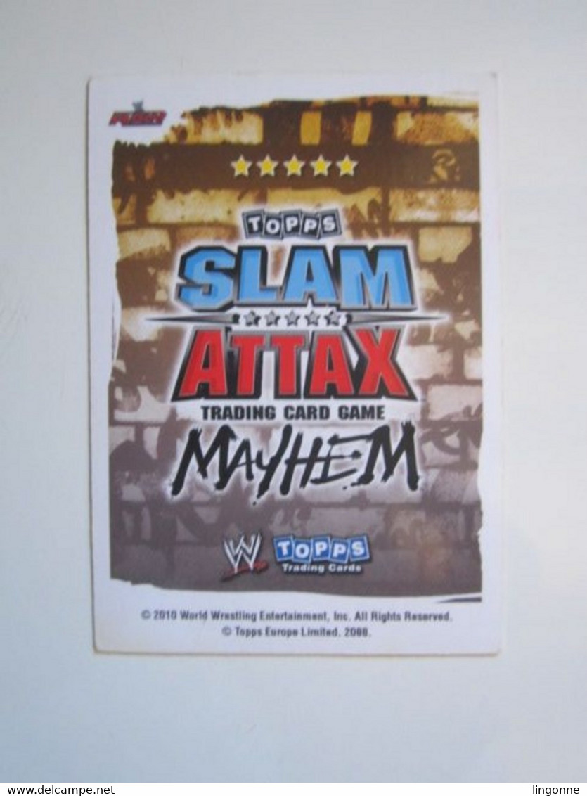 1 Carte De Catch TOPPS SLAM ATTAX  Trading Card Game MAYHEM LIMITED EDITION TRIPLE H - Trading Cards