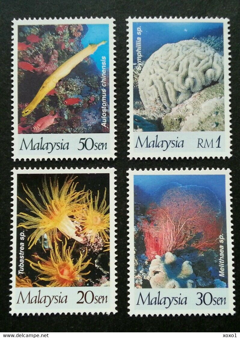 Malaysia 1997 MiNr. 655 - 659 Marine Life Corals  Fishes  4v  MNH**  3.50 € - Malesia (1964-...)