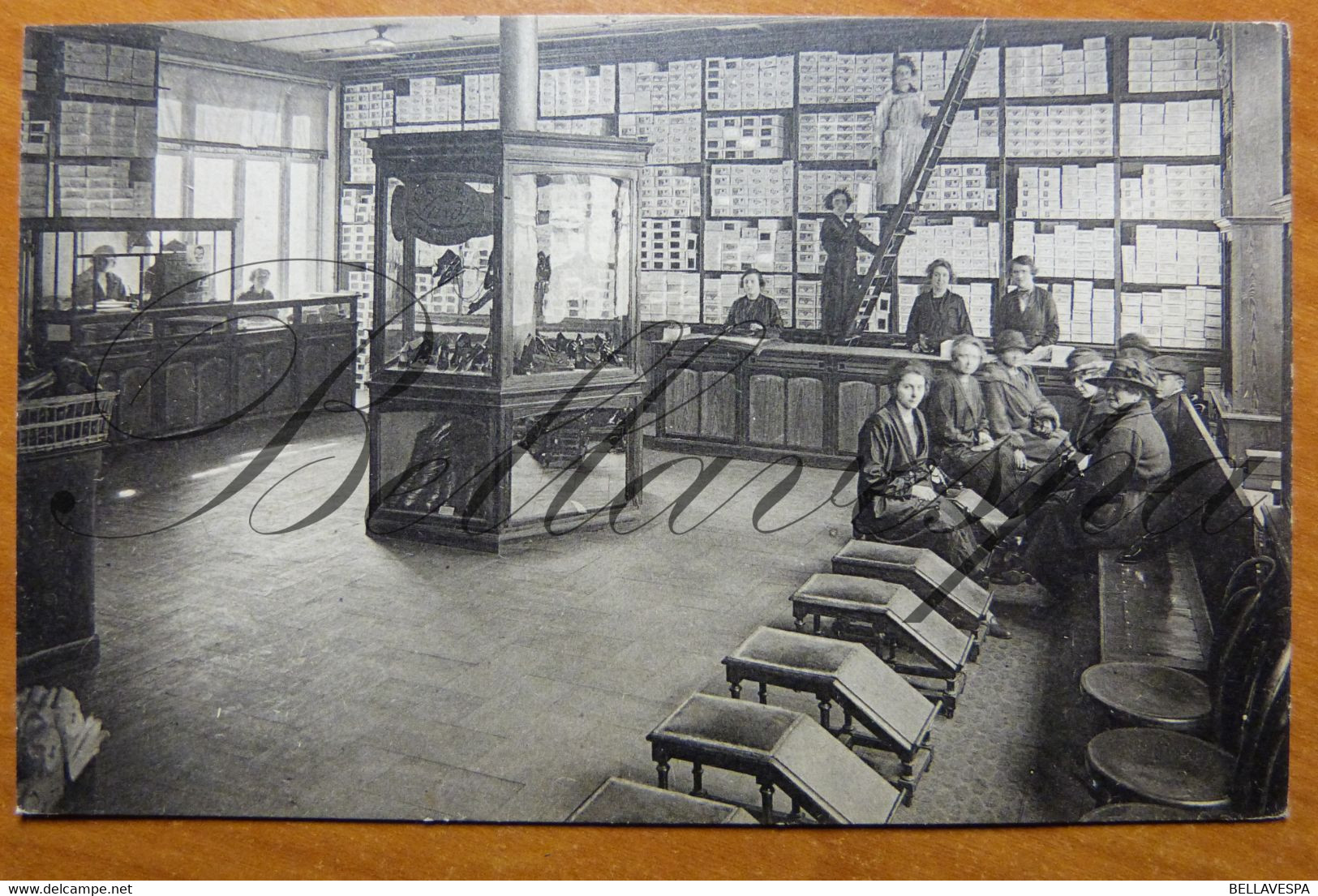 Bruxelles Union Economique 1924 Rayon Des Chaussures Schoenwinkel. - Artesanal