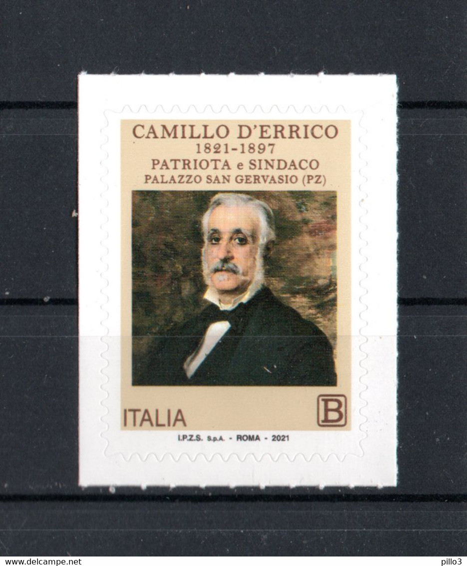 ITALIA  :  Camillo  D'Errico  -  1 Val.  MNH**  Del  13.02.2021 - 2021-...: Neufs