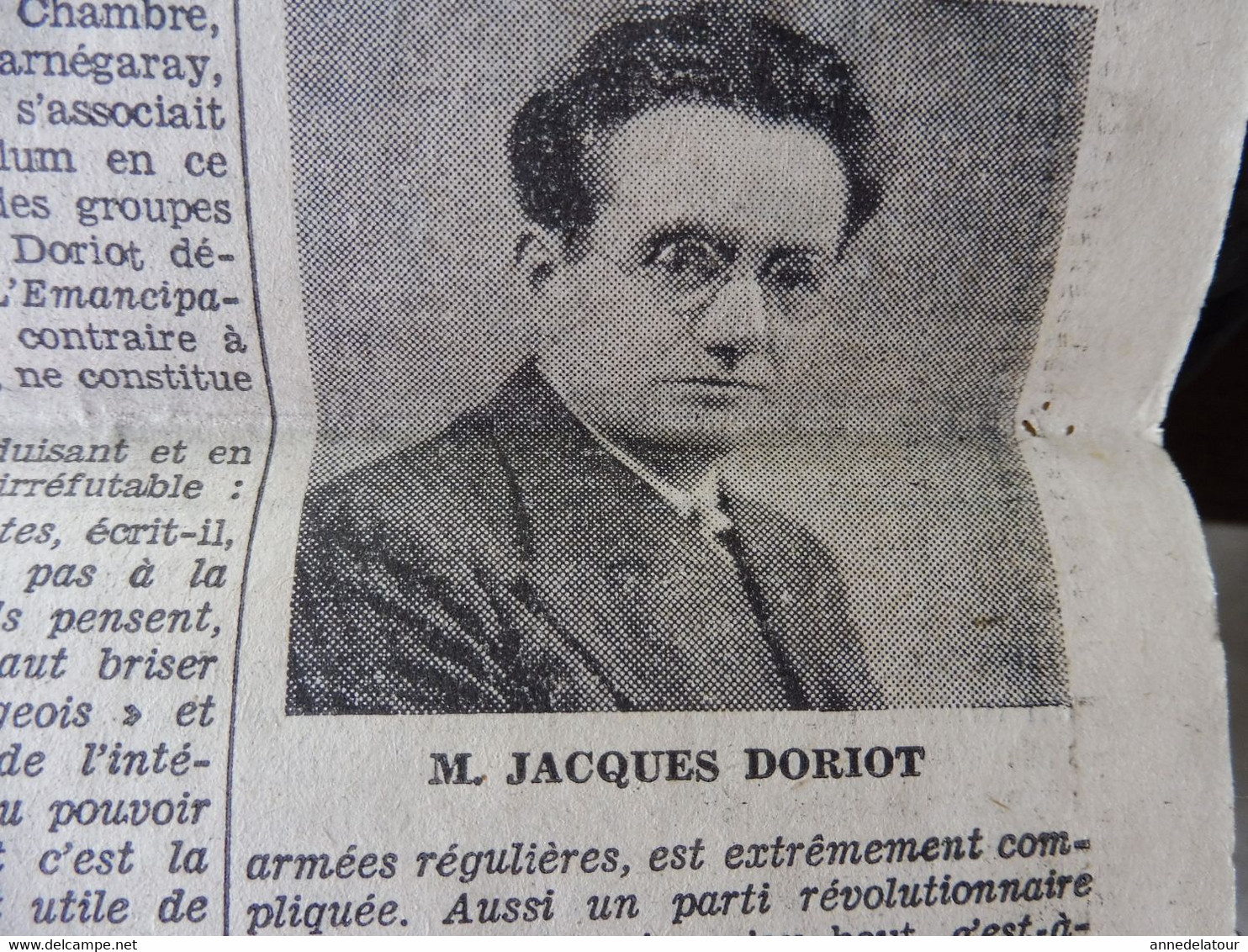 1935 L'AMI DU PEUPLE: Noirs et Blancs, tous ont le sang rouge; Propagande ; Jacques Doriot désigne les complotistes; Etc