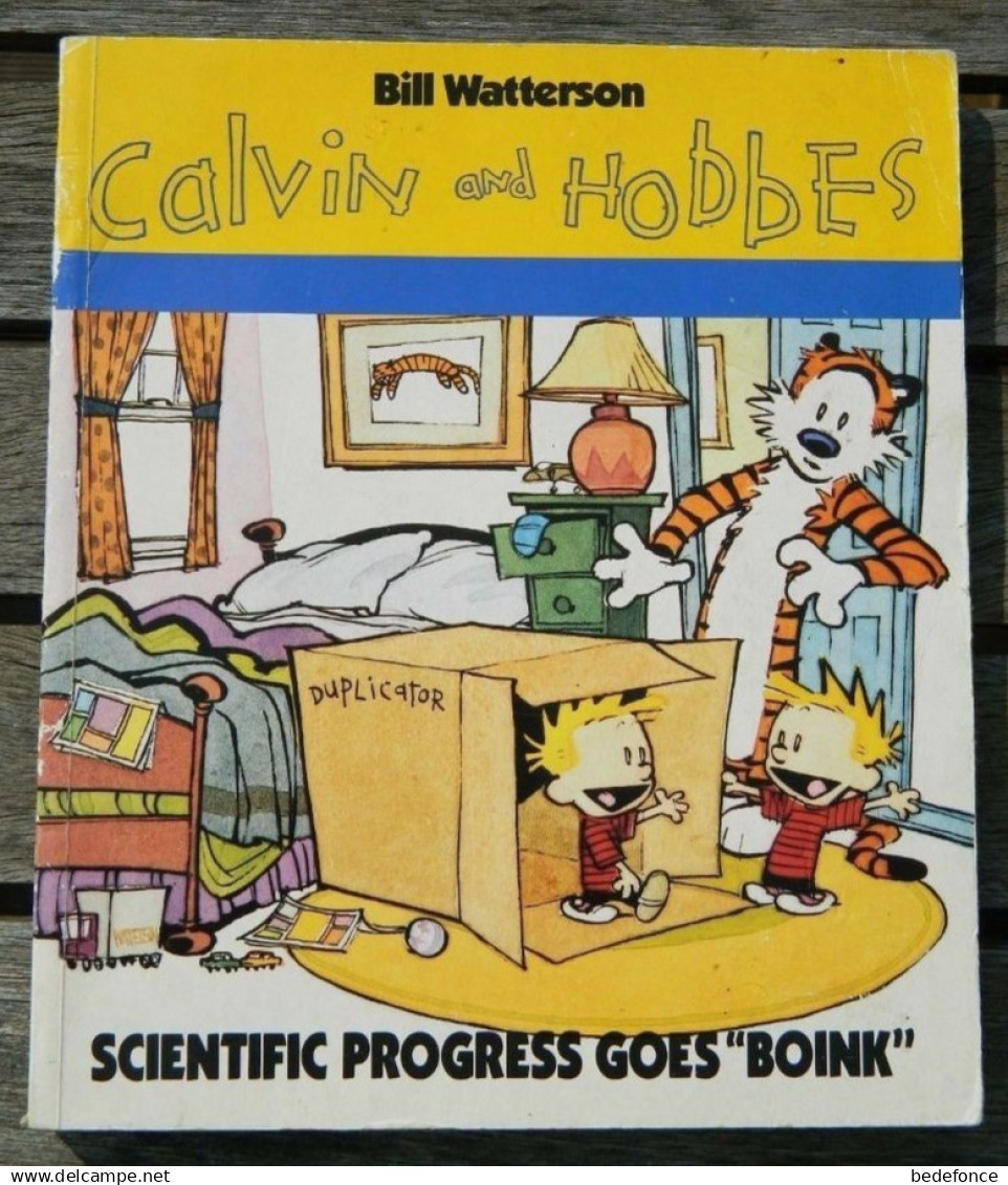 Calvin And Hobbes - Scientific Progress Goes "Boink" - De Watterson - Newspaper Comics