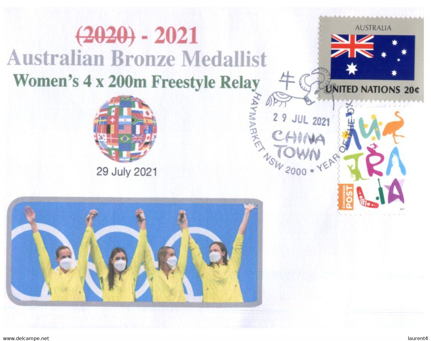 (V V 26 A) 2020 Tokyo Summer Olympic Games - Australia Bronze Medal - 29-7-2021 - Swimming - Sommer 2020: Tokio