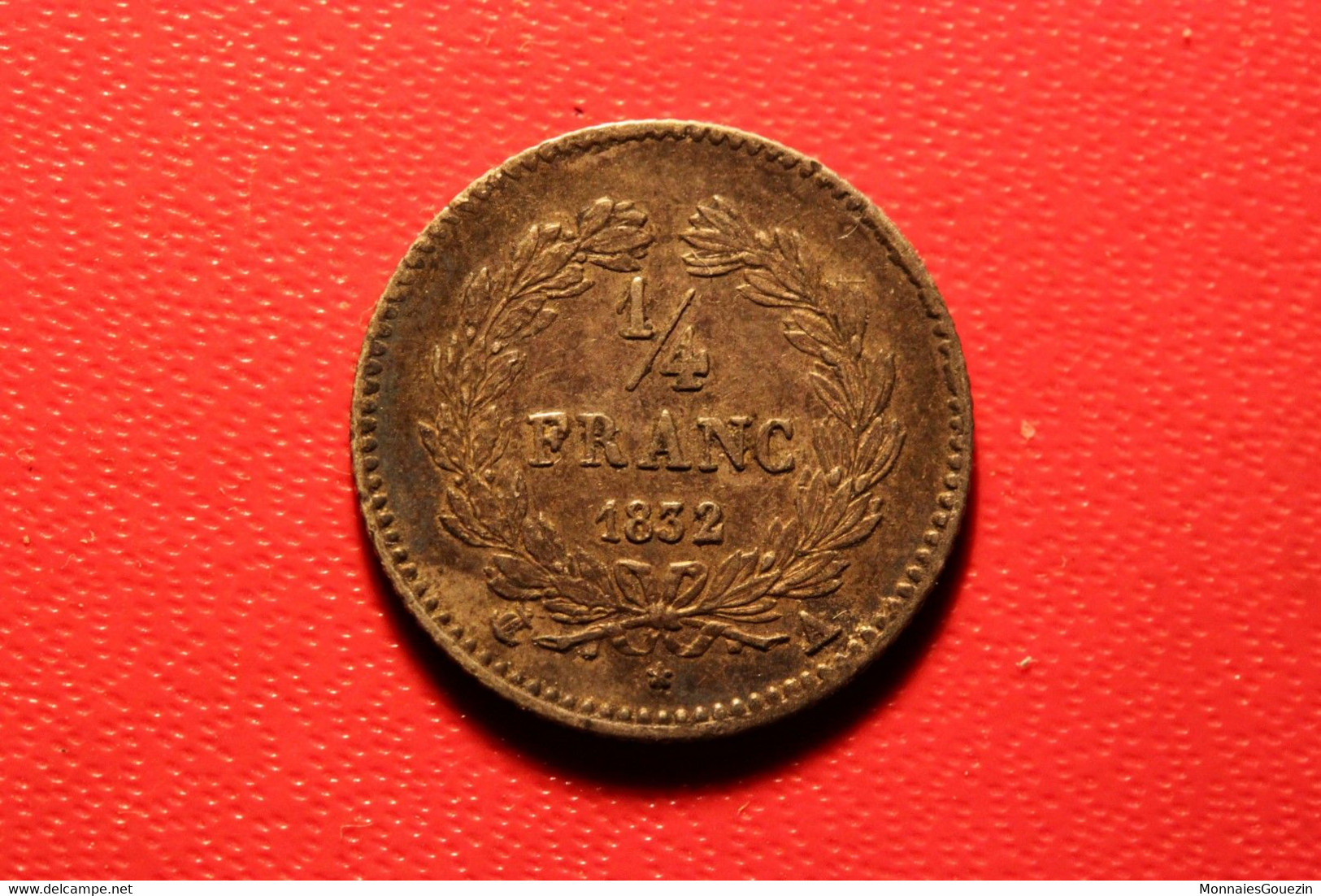 France - 1/4 De Franc 1832 A Paris Louis Philippe - Variété 2 Sur 1 4660 - 1/4 Franc