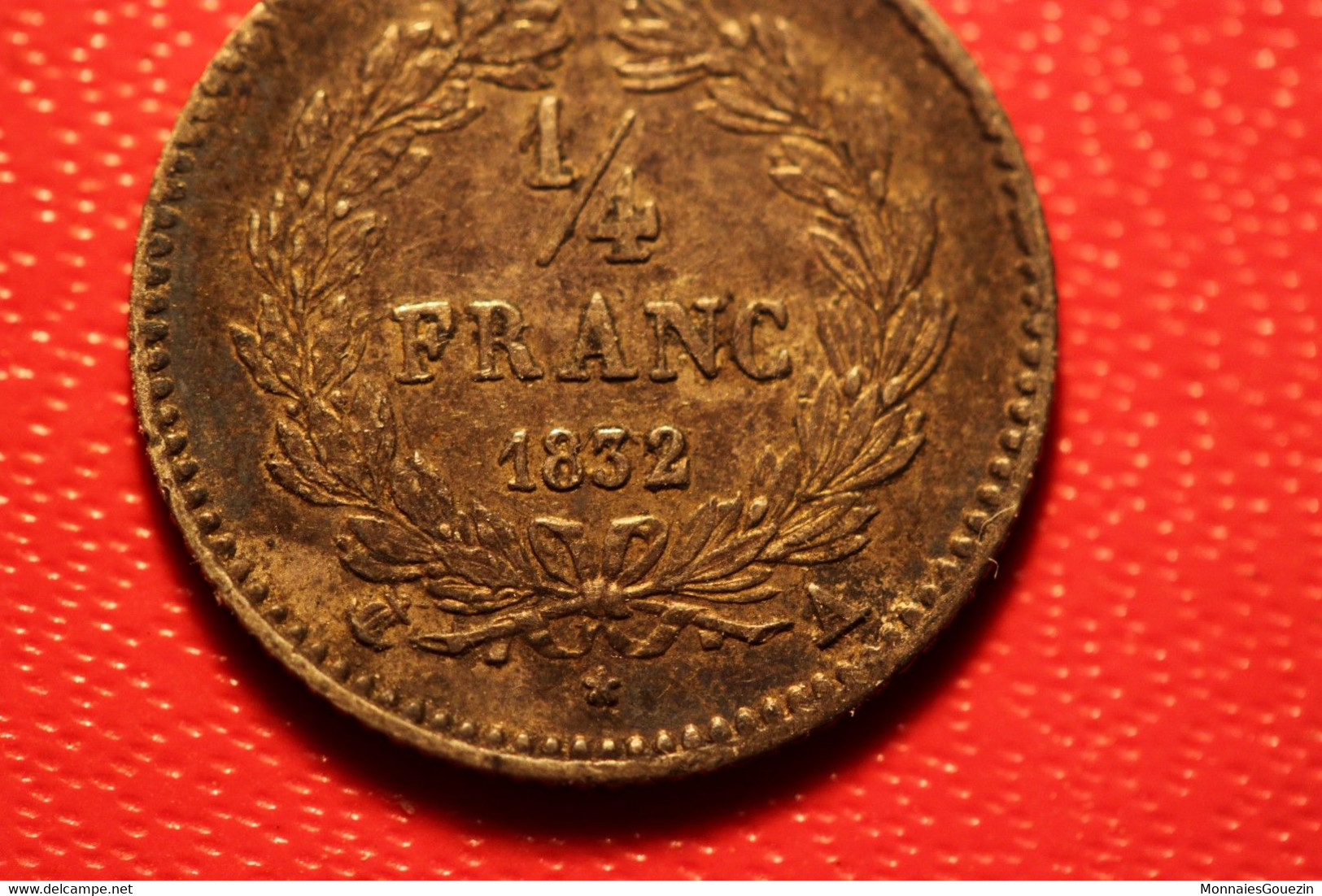 France - 1/4 De Franc 1832 A Paris Louis Philippe - Variété 2 Sur 1 4660 - 1/4 Franc