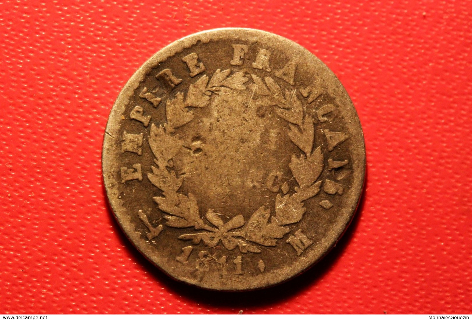 France - Demi Franc 1811 M Toulouse Napoléon Ier 4662 - 1/2 Franc