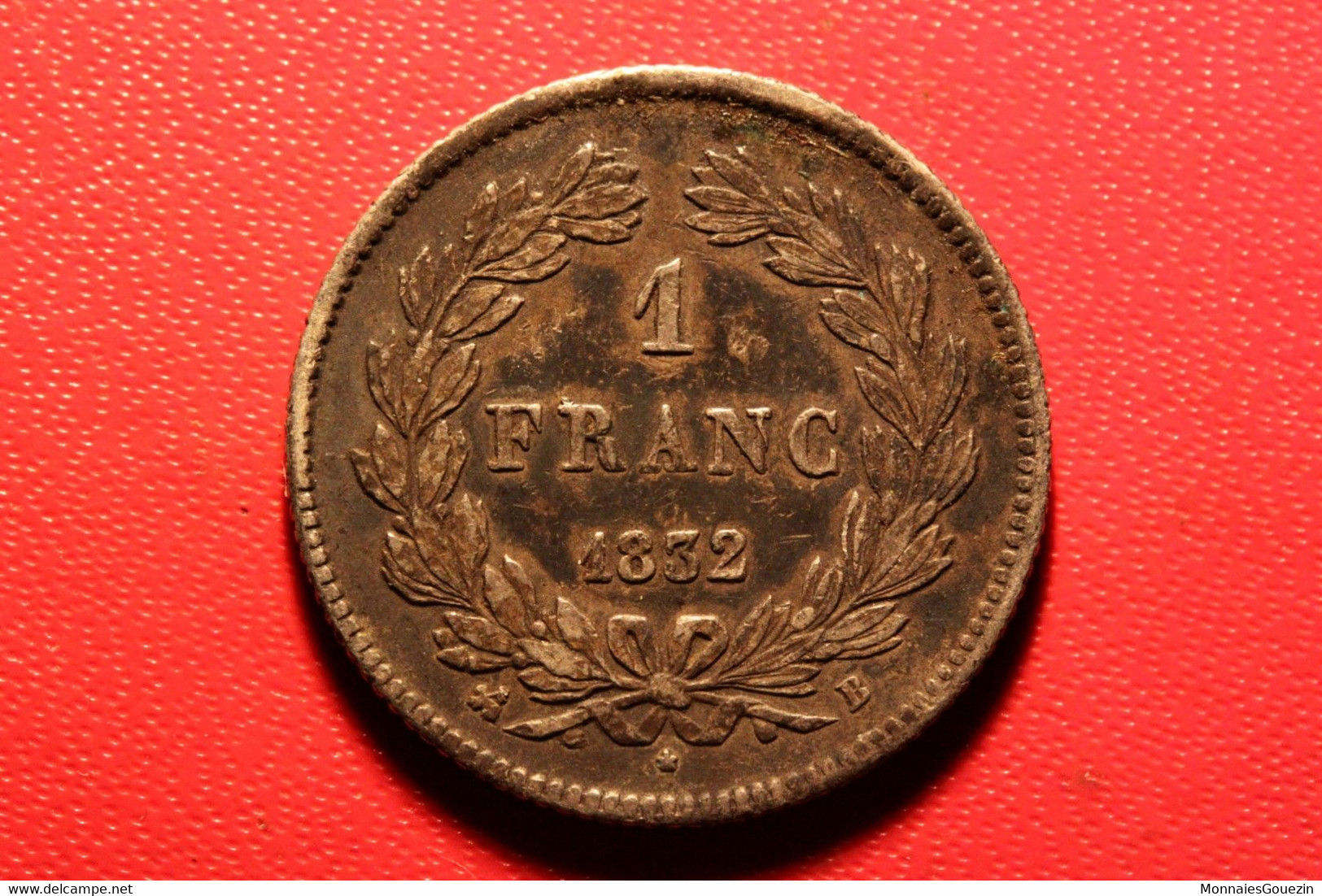 France - Franc 1832 B Rouen Louis Philippe 4658 - 1 Franc