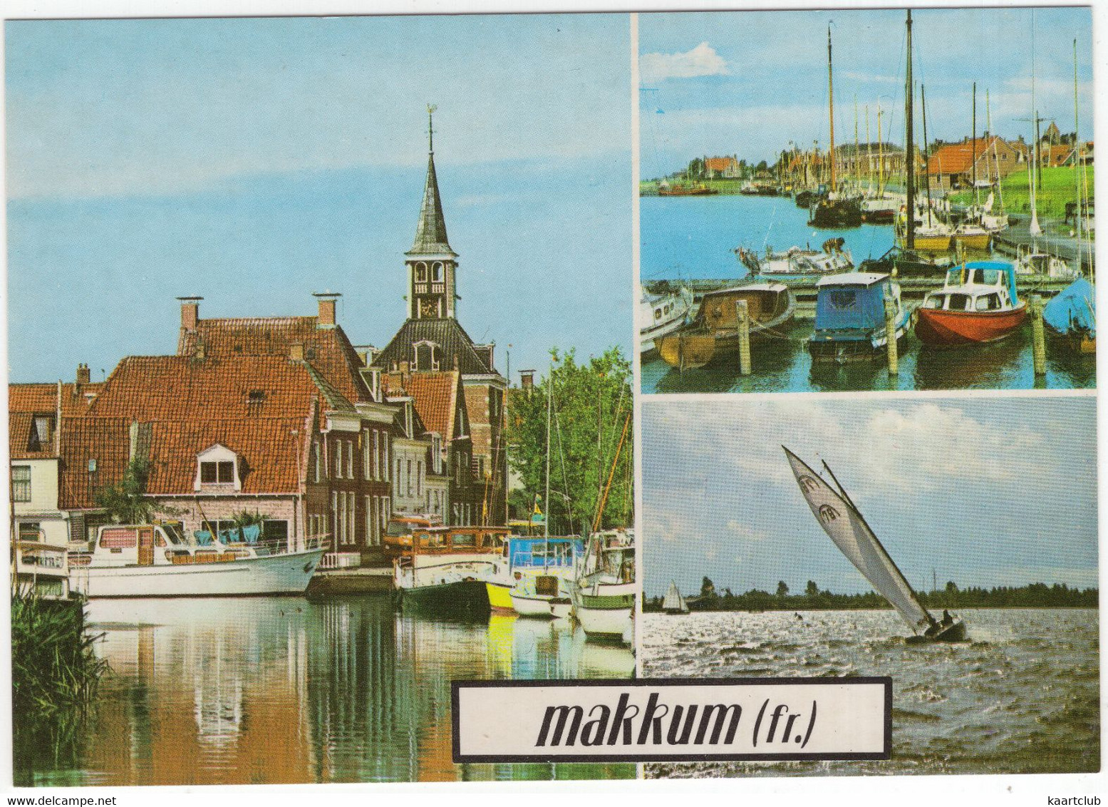 Makkum (Fr.) - O.a. Haven, Jachten, Zeilboot, IJsselmeer - (Nederland/Holland) - Makkum