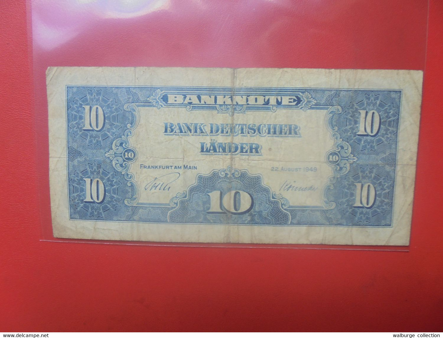 Bank Deutscher Länder 10 Mark 1949 Circuler - 10 Deutsche Mark